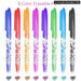 8/12 Pieces Multi Colour Erasable Gel Pens 0.5mm Kawaii
