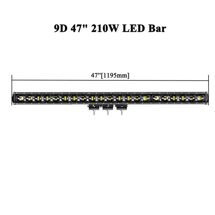 8 15 21 28 34 41 47 53 Inch Flood Beam Offroad Led Light