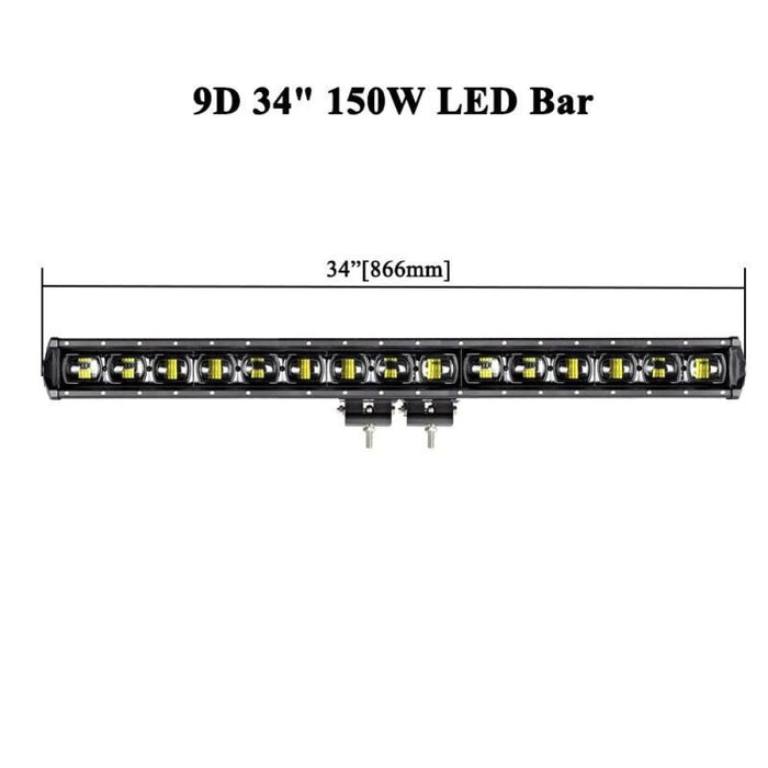 8 15 21 28 34 41 47 53 Inch Flood Beam Offroad Led Light
