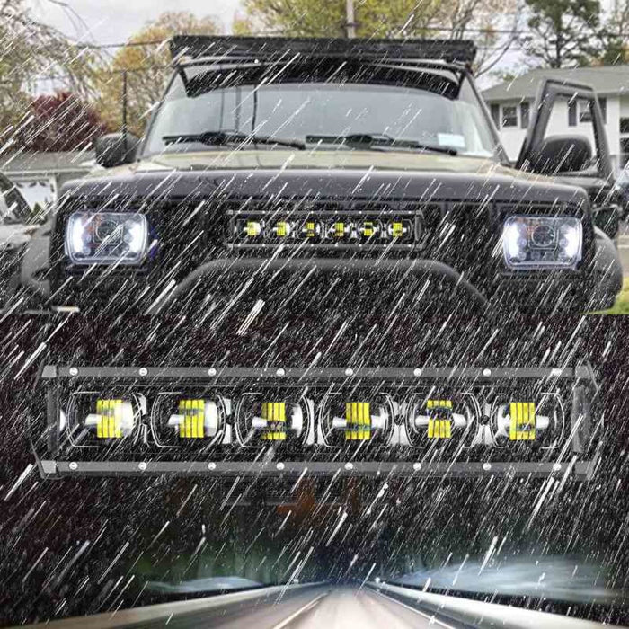 8 15 21 28 34 41 47 53 Inch Flood Beam Offroad Led Light