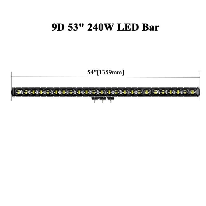 8 15 21 28 34 41 47 53 Inch Flood Beam Offroad Led Light
