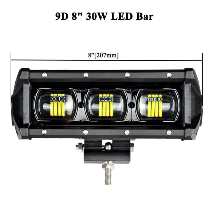 8 15 21 28 34 41 47 53 Inch Flood Beam Offroad Led Light