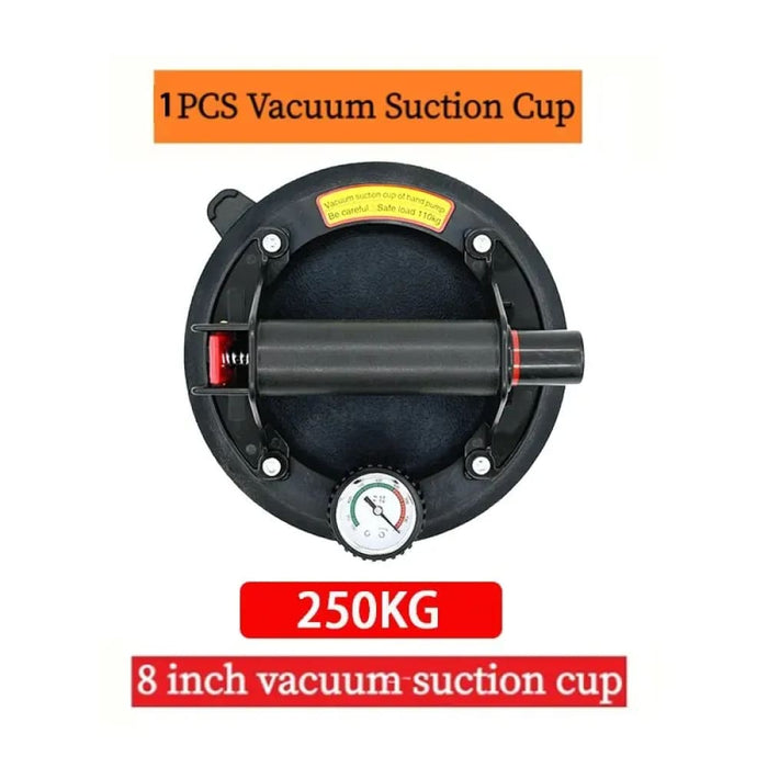 8 250kg Air Pump Suction Cups Heavy Duty Hand Tool