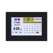 8’ Digital Day Clock Calendar Alarm Black