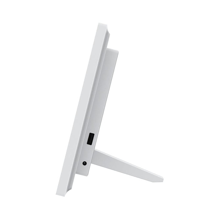 8’ Digital Day Clock Calendar Alarm White