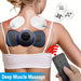 8 Mode Rechargeable Neck Massager with Remote Control Ems
