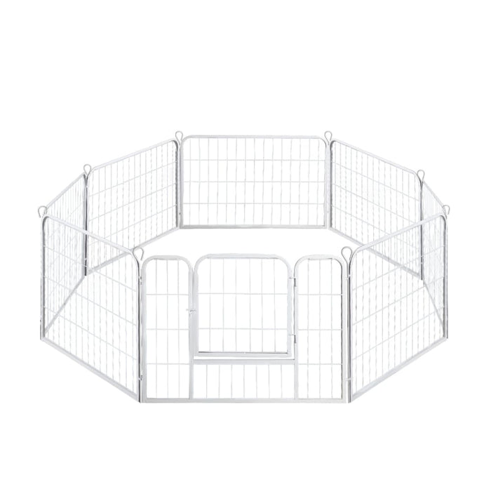 8 Panel 24’’ Pet Dog Playpen Puppy Exercise Cage Enclosure
