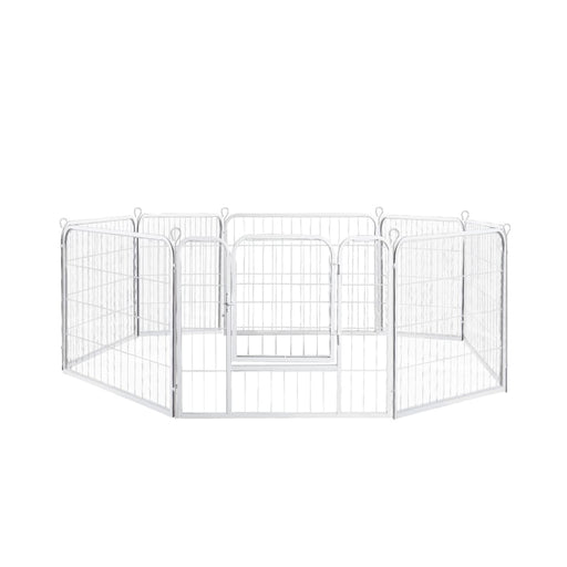 8 Panel 24’’ Pet Dog Playpen Puppy Exercise Cage Enclosure