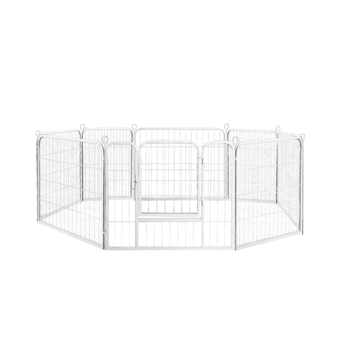 8 Panel 24’’ Pet Dog Playpen Puppy Exercise Cage Enclosure