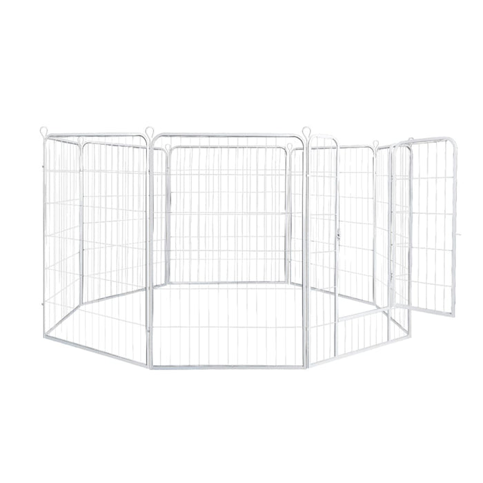 8 Panel 48’’ Pet Dog Playpen Puppy Exercise Cage Enclosure