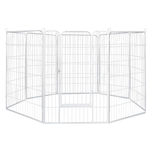 8 Panel 48’’ Pet Dog Playpen Puppy Exercise Cage Enclosure