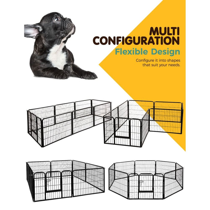 I.pet 8 Panel Pet Dog Playpen Puppy Exercise Cage Enclosure