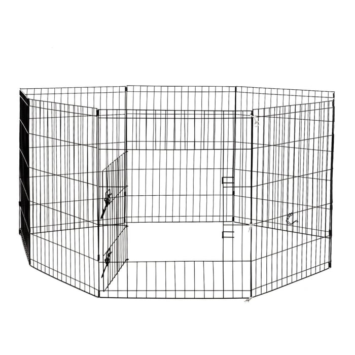 8 Panel Playpen Puppy Exercise Fence Cage Enclosure Pets