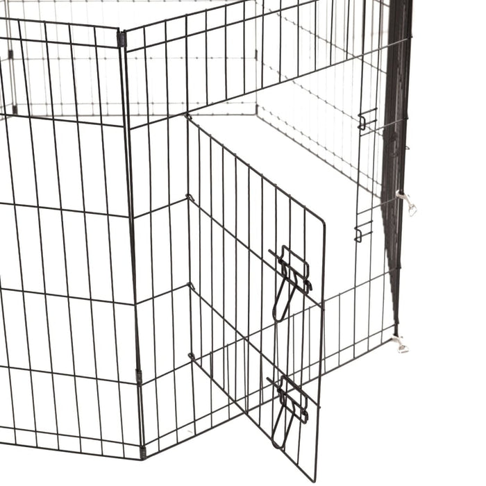 8 Panel Playpen Puppy Exercise Fence Cage Enclosure Pets