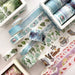8 Piece Green Plant Washi Tape Set for Diy Scrapbooking