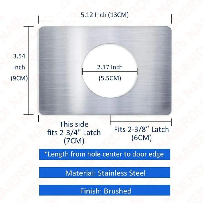 8 Piece Stainless Steel Door Lock Repair Kit
