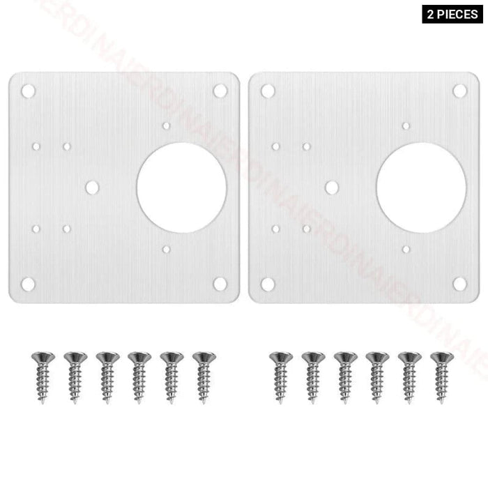 8 Piece Stainless Steel Foldable Cabinet Door Hinge Repair