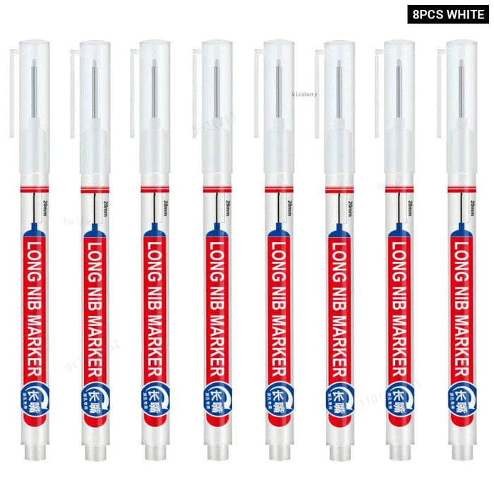 8 Pieces Perforating Nib Markers for Metal Wood