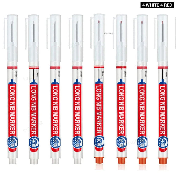 8 Pieces Perforating Nib Markers for Metal Wood