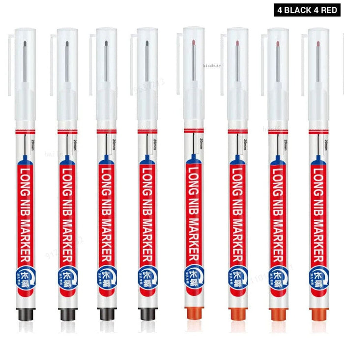 8 Pieces Perforating Nib Markers for Metal Wood