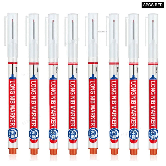 8 Pieces Perforating Nib Markers for Metal Wood