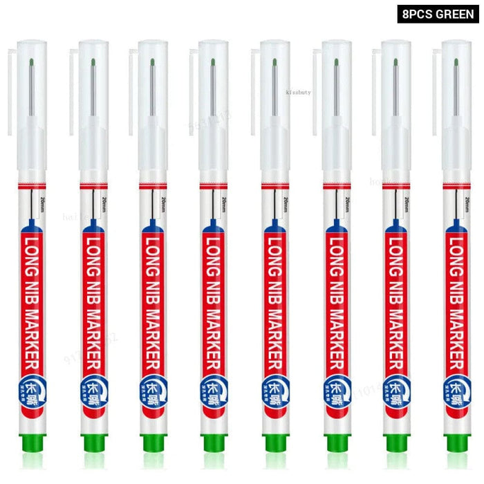 8 Pieces Perforating Nib Markers for Metal Wood