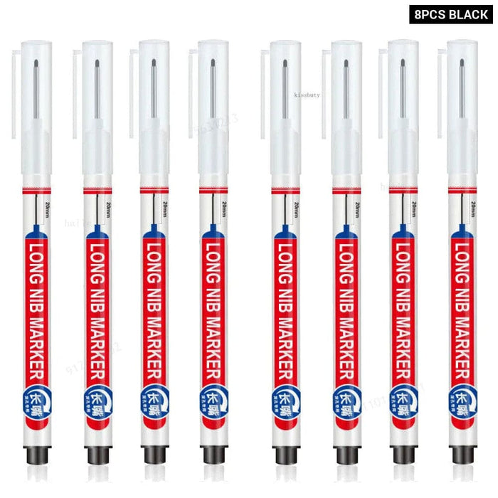 8 Pieces Perforating Nib Markers for Metal Wood