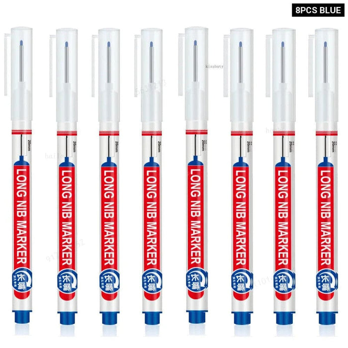 8 Pieces Perforating Nib Markers for Metal Wood