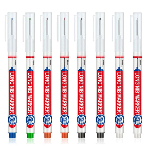 8 Pieces Perforating Nib Markers for Metal Wood