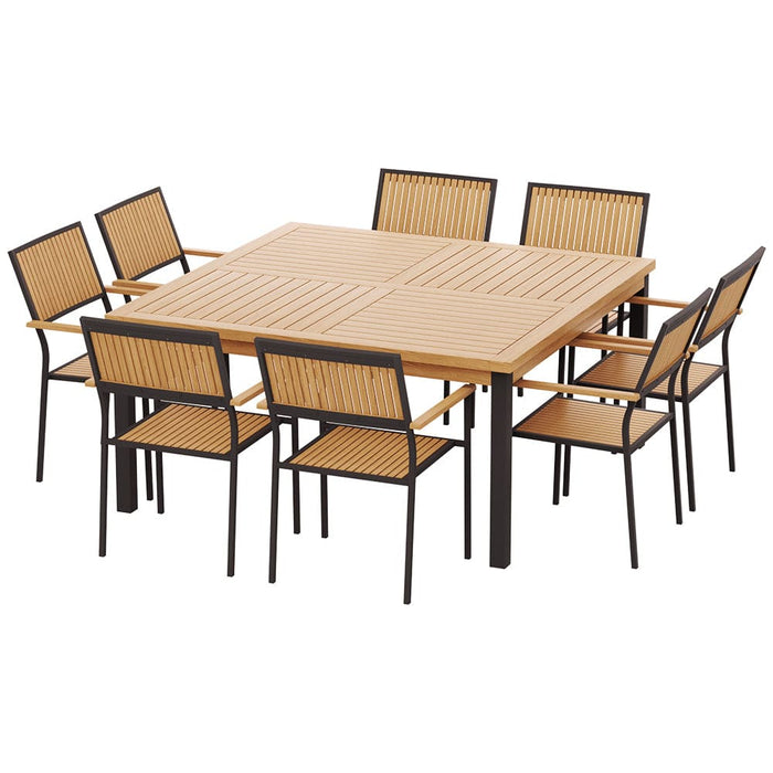 8 - seater Outdoor Furniture Dining Chairs Table Patio