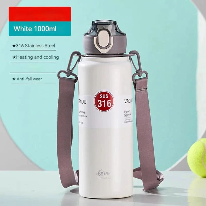 800ml Stainless Steel Thermos Bottle with Lid