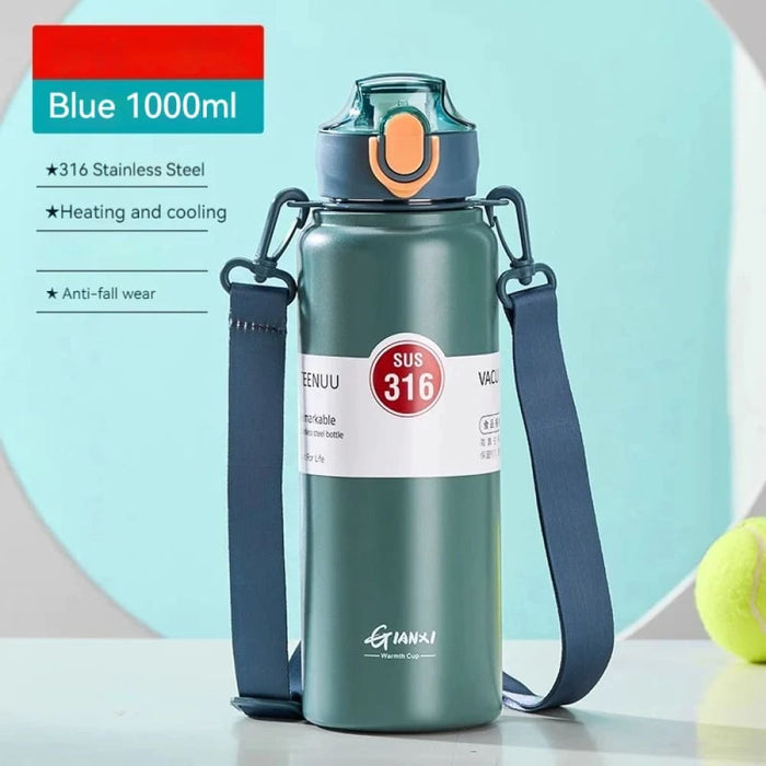 800ml Stainless Steel Thermos Bottle with Lid