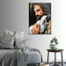 80cmx120cm Back in His Arms Black Frame Canvas Wall Art