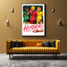 80cmx120cm Heathers the Musical Black Frame Canvas Wall Art