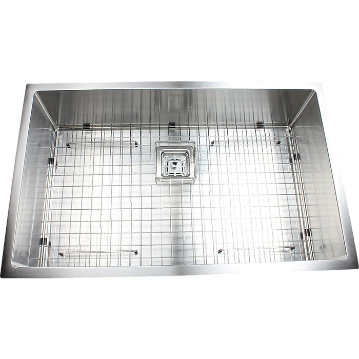 810x505mm Handmade 1.5mm Stainless Steel Undermount