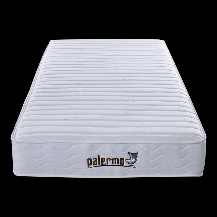 Palermo Contour 20Cm Encased Coil Single Mattress Certipur-Us Certified Foam