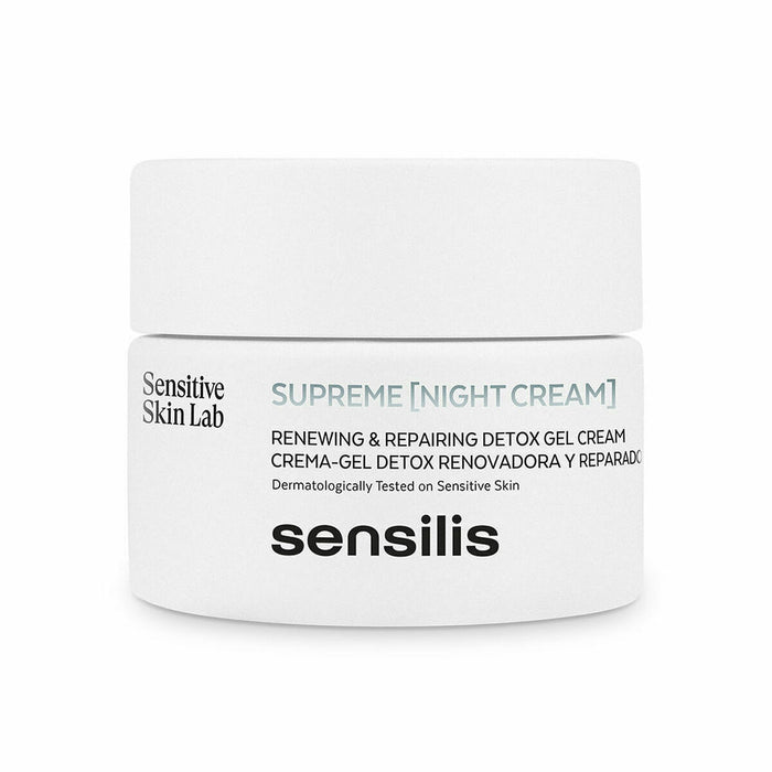 Anti-Wrinkle Night Cream By Sensilis Supreme Real Detox 50 Ml