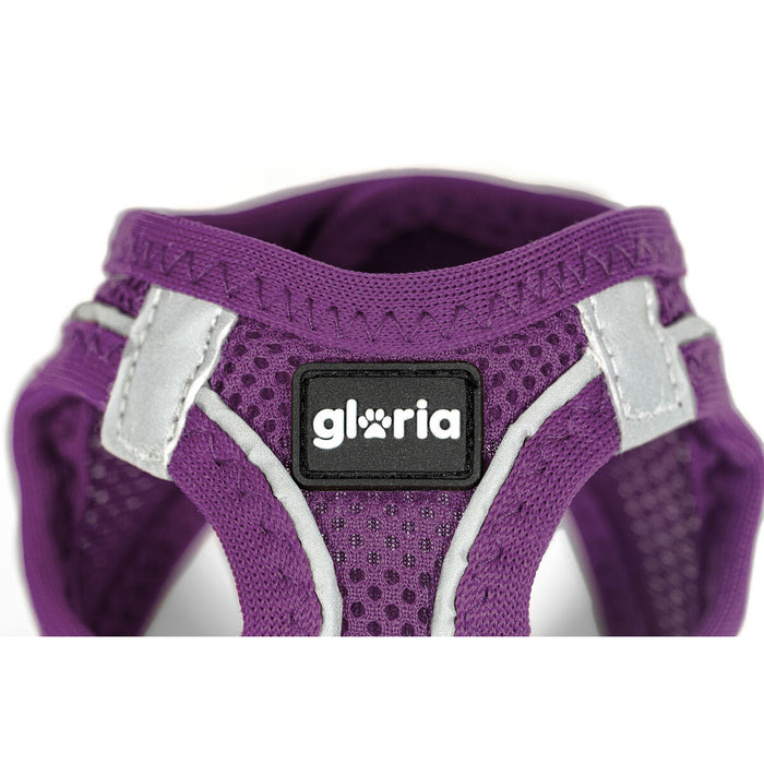 Dog Harness By Gloria Trek Star Purple Xs