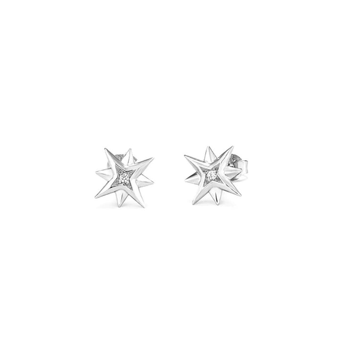 Womens Earrings By Radiant Ry000032 Stainless Steel 1 Cm
