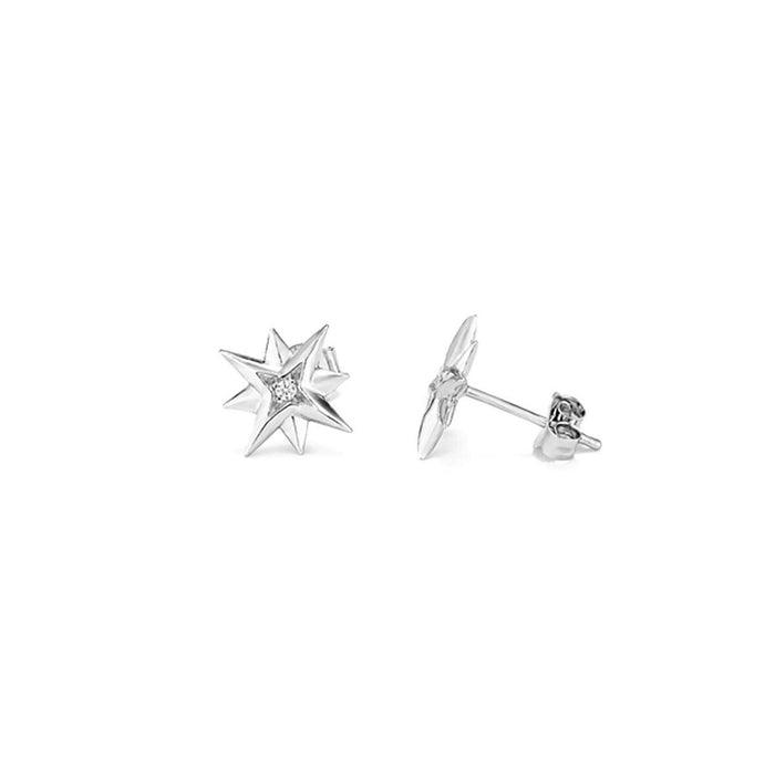Womens Earrings By Radiant Ry000032 Stainless Steel 1 Cm