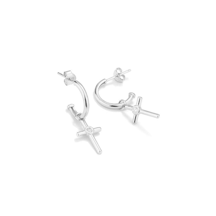 Womens Earrings By Radiant Ry000132 Stainless Steel 2 Cm