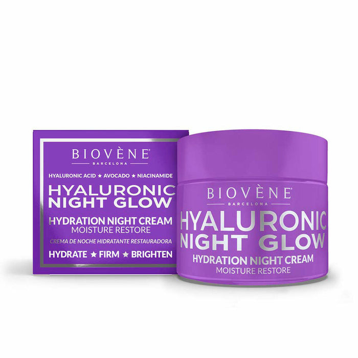 Night Cream By Biovne Hyaluronic Night Glow 50 Ml