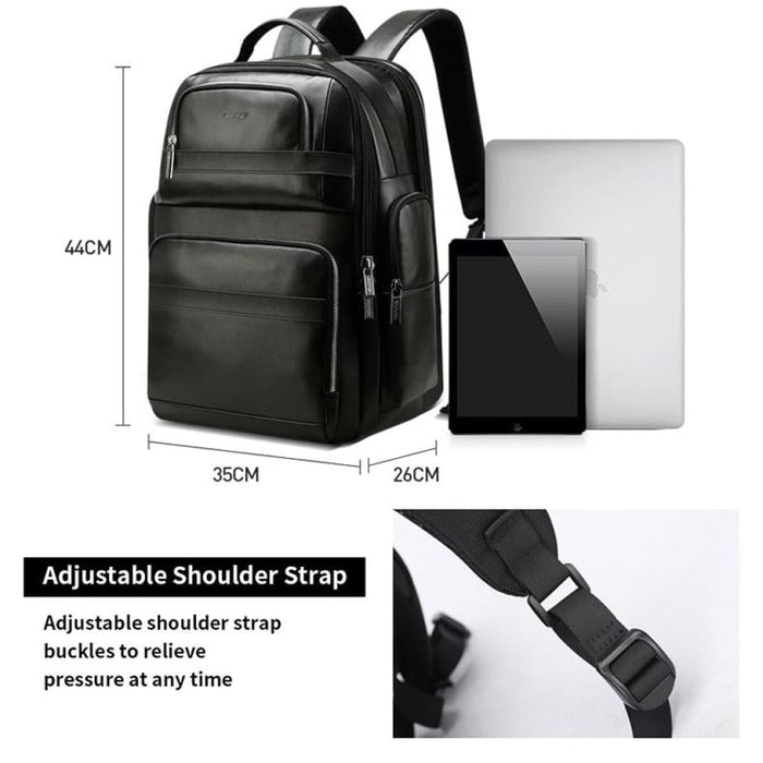 851 01981a Bopai Top Grain Leather Business Travel Anti