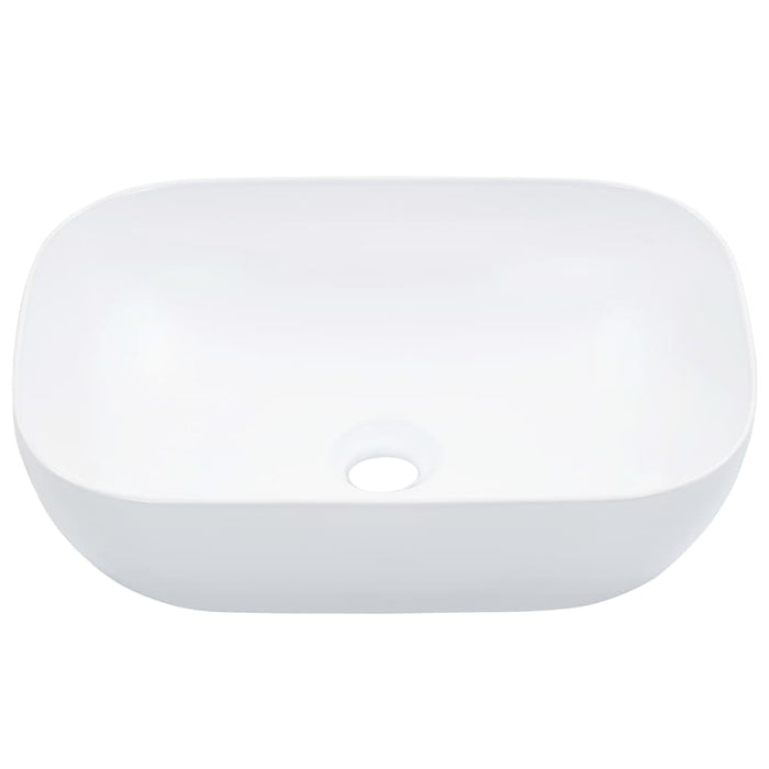 Wash Basin 45.5X32X13 Cm Ceramic White Oatkop