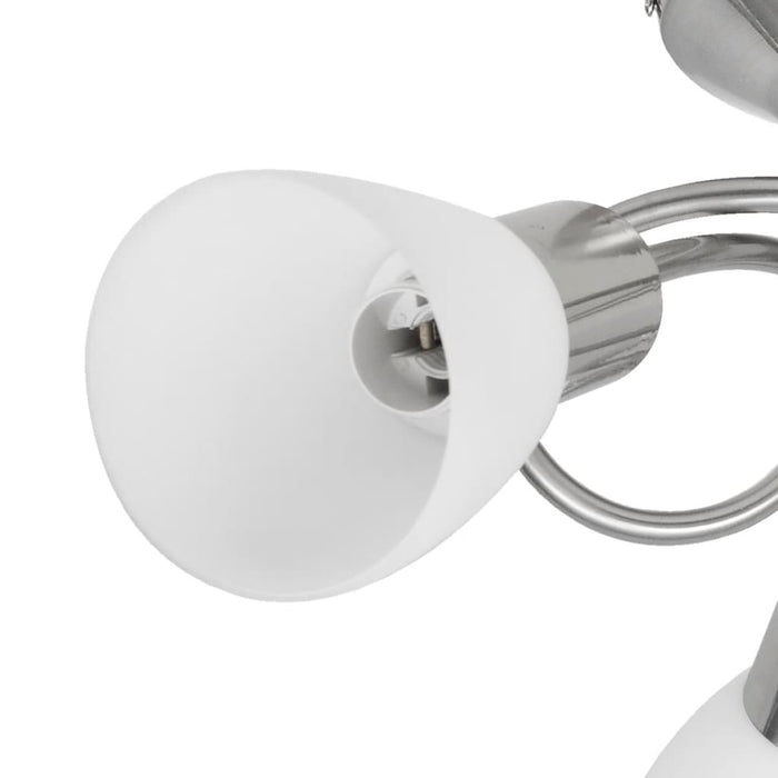 Ceiling Lamp With Glass Shades For 3 E14 Bulbs Xabknt