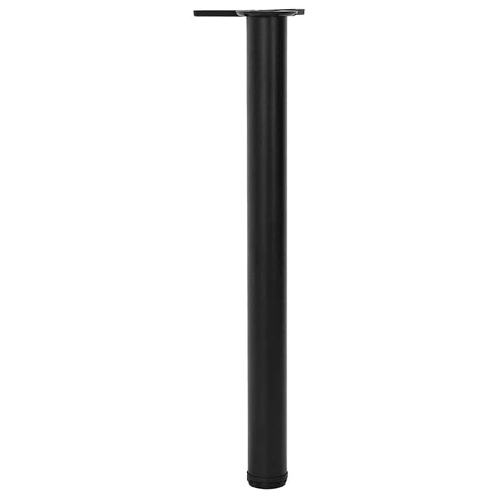 4 Height Adjustable Table Legs Black 710 Mm Xaxotk