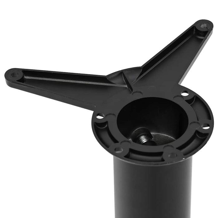 4 Height Adjustable Table Legs Black 710 Mm Xaxotk