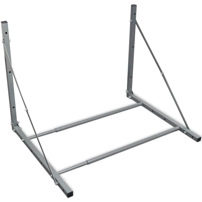 Tyre Rack Silver Steel Xobtpt