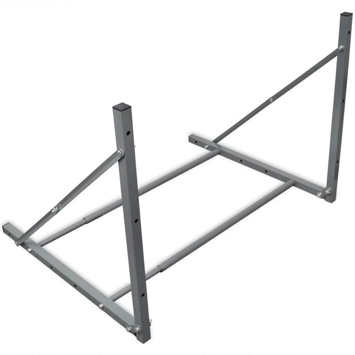 Tyre Rack Silver Steel Xobtpt