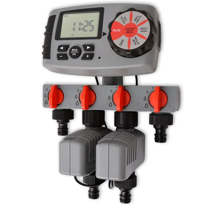 Automatic Irrigation Timer With 4 Stations 3 V Axtpx